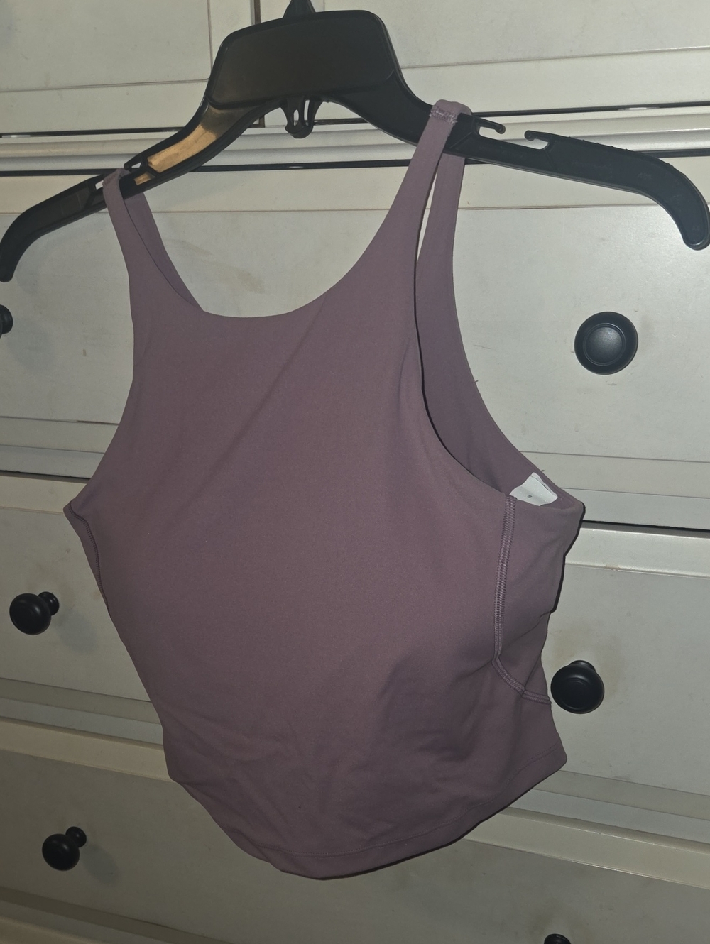 Lululemon High-Neck Crop Sports Bra - Mauve